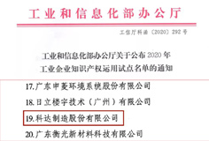 榮譽  科達制造榮列2020年工業(yè)企業(yè)知識產(chǎn)權運用試點名單